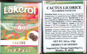 Lakerol (Läkerol) Box - Cactus Licorice Lakerol (Läkerol) Box - Cactus Licorice